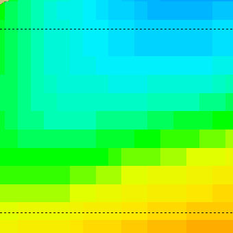 Среднестатистическая карта температуры морской поверхности